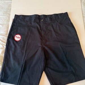 DICKIES Men's 11" Flex Duck Utility Shorts Regular Fit Dark Blue Size 42